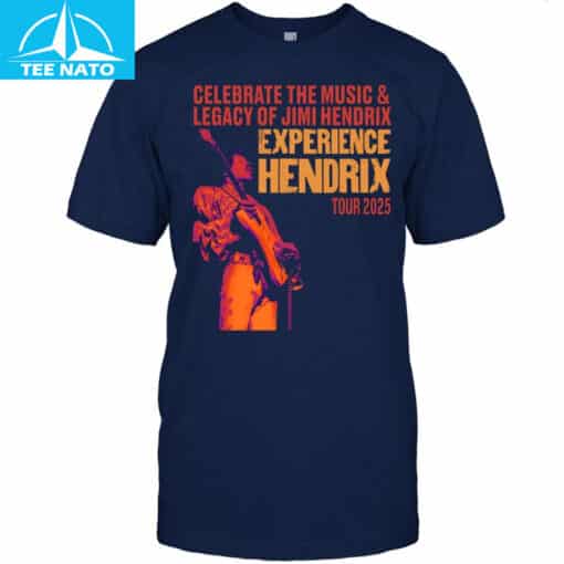 Jimi Hendrix Experience Hendrix Tour 2025 Shirt - Image 5