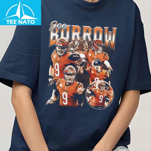 Joe Burrow Cincinnati Bengals Football Player Collage Shirt