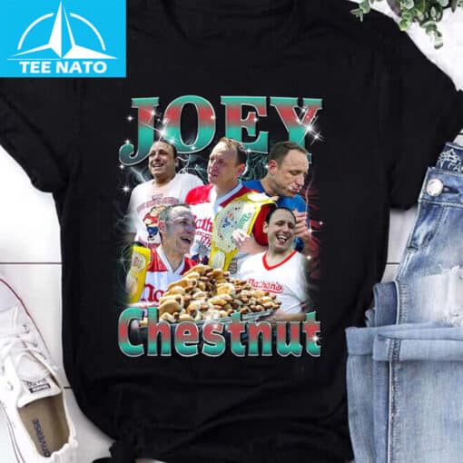 Joey Chestnut Bootleg Rap Shirt - Image 2