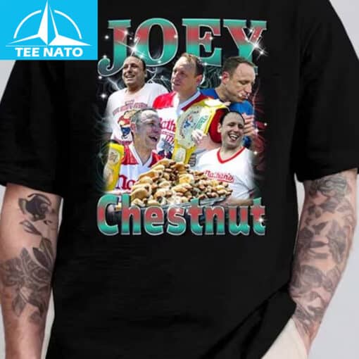 Joey Chestnut Bootleg Rap Shirt - Image 3