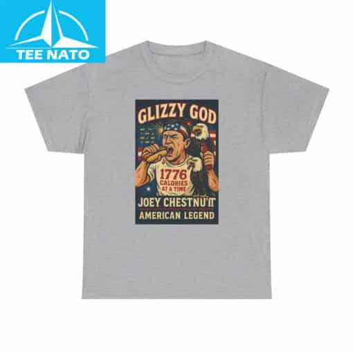 Joey Chestnut Glizzy God Shirt - Image 4