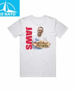 Joey Chestnut Nathans Hot Dog Eating Contest 4th Of July Jaws Retro Shirt