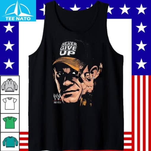 John Cena WWE Never Give Up Shirt - Image 4