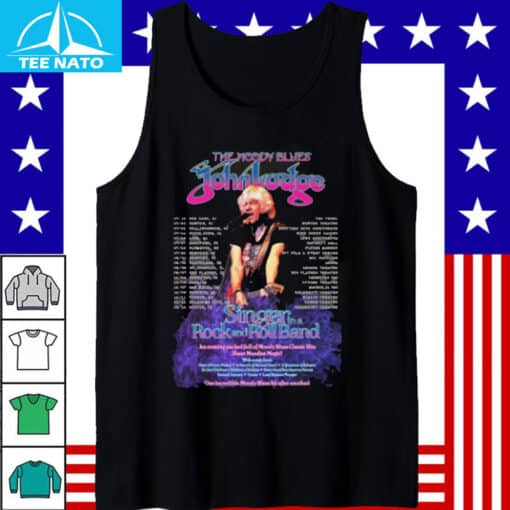 John Lodge Singer In A Rock And Roll Band Usa Tour 2025 Shirt - Image 5