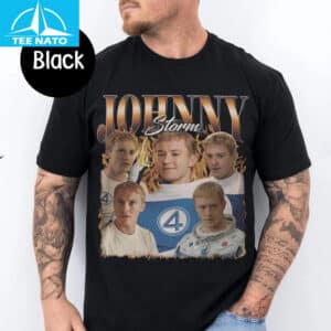 Johnny Storm Fantastic Four First Steps Homage Movie Shirt