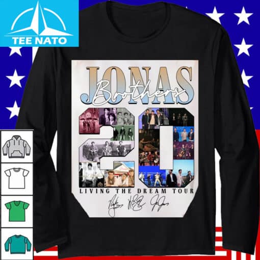 Jonas Brothers 20 Living The Dream Tour Concert Shirt - Image 3