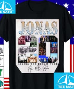 Jonas Brothers 20 Living The Dream Tour Concert Shirt3