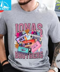 Jonas Brothers Floral Tape Shirt3