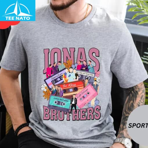 Jonas Brothers Floral Tape Shirt - Image 4