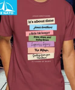 Jonas Brothers New Album 20 Years of Music Shirt1