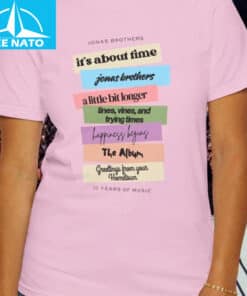 Jonas Brothers New Album 20 Years of Music Shirt2