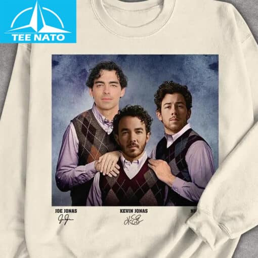 Jonas Brothers Step Bros Tour 2025 Music Vintage Shirt - Image 2