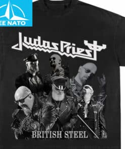 Judas Priest British Steel Heavy Metal Band Shirt1