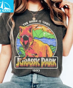 Jurassic Park 1993 The Park Is Open Jurassic Park Shirt