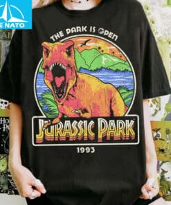 Jurassic Park 1993 The Park Is Open Jurassic Park Shirt2