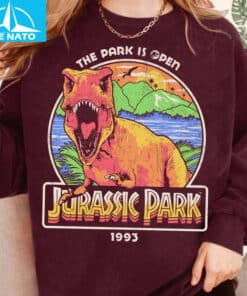 Jurassic Park 1993 The Park Is Open Jurassic Park Shirt4