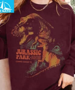 Jurassic Park T Rex Raptor Vintage Shirt4