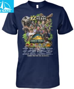 Jurassic World 32 Years 1993 2025 Anniversary Thank You For The Memories Shirt2