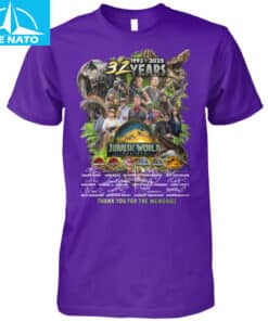 Jurassic World 32 Years 1993 2025 Anniversary Thank You For The Memories Shirt4