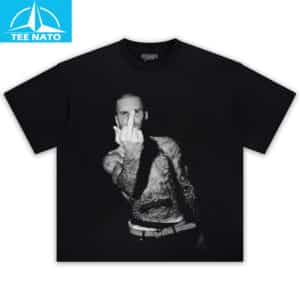 Justin Bieber Flipping Off Tattooed Drummer Shirt
