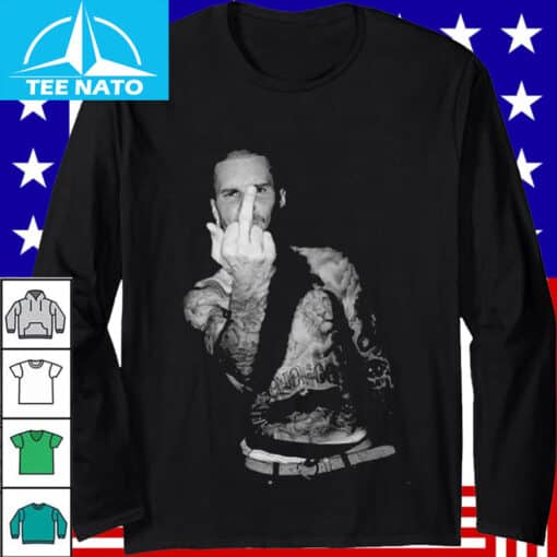 Justin Bieber Flipping Off Tattooed Drummer Shirt - Image 3