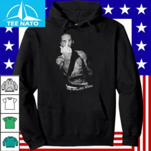 Justin Bieber Flipping Off Tattooed Drummer Shirt4