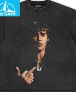 Justin Bieber Middle Finger Graphic Shirt1