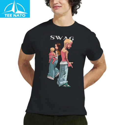 Justin Bieber SWAG Cartoon Shirt - Image 3