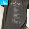 Justin Bieber SWAG Tracklist Shirt