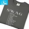 Justin Bieber SWAG Tracklist Shirt1