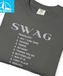 Justin Bieber SWAG Tracklist Shirt1