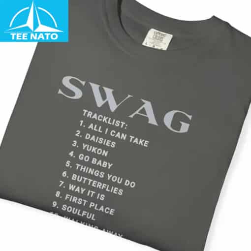 Justin Bieber SWAG Tracklist Shirt - Image 2