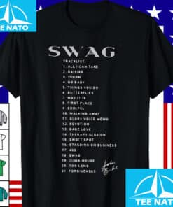 Justin Bieber SWAG Tracklist Shirt3