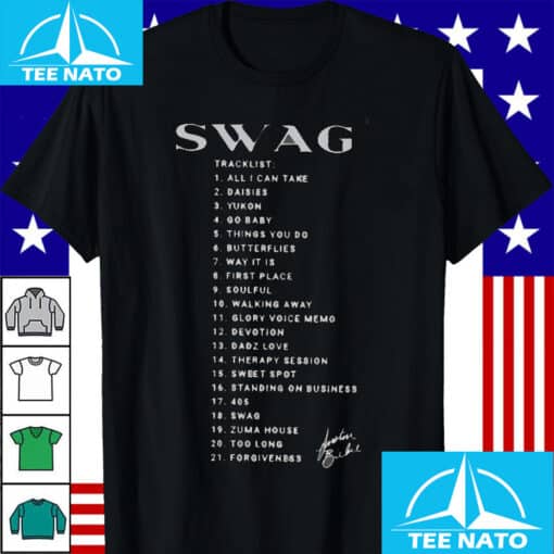 Justin Bieber SWAG Tracklist Shirt - Image 4