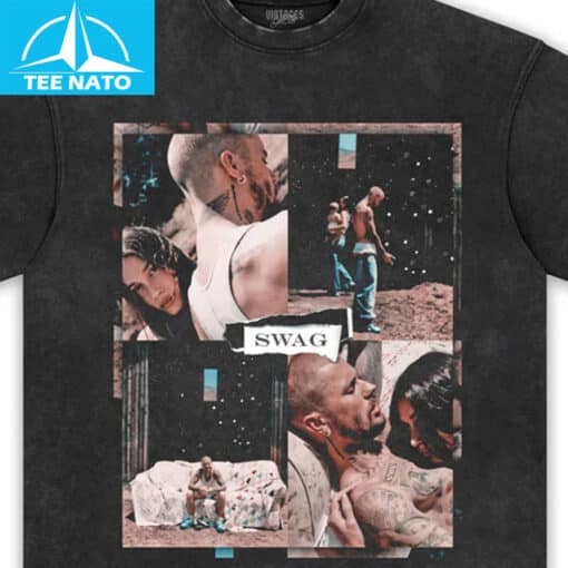 Justin Bieber Swag Album Collage Graphic Shirt - Image 2