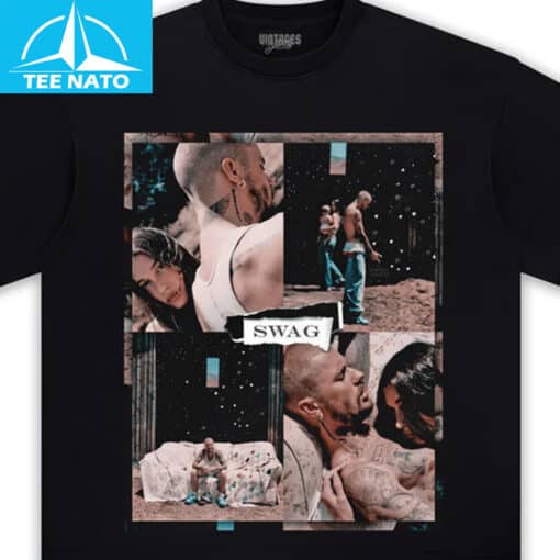 Justin Bieber Swag Album Collage Graphic Shirt - Image 3