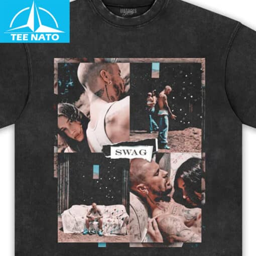 Justin Bieber Swag Album Collage Graphic Shirt - Image 4