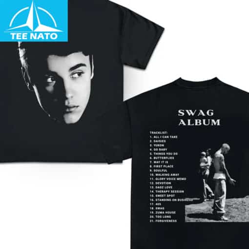 Justin Bieber Swag Album Tracklist Graphic Shirt