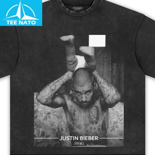 Justin Bieber Swag Baby On Head Shirt - Image 2