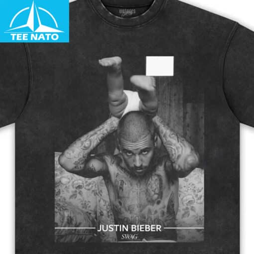 Justin Bieber Swag Baby On Head Shirt - Image 4