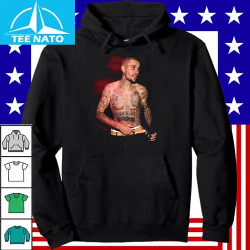 Justin Bieber Tattooed Pop Singer Black Shirt - Image 4