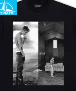 Justin Bieber Then and Now 2013 2025 Shirt2