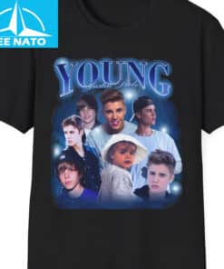 Justin Bieber Young Photo Collage Shirt1
