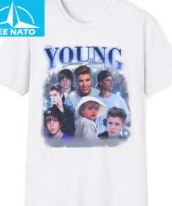 Justin Bieber Young Photo Collage Shirt2