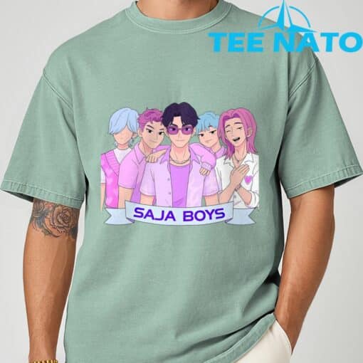 KPOP Demon Hunters, Saja Boys T-Shirt - Image 8