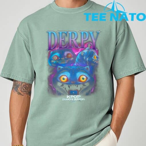 KPop Demon Hunters Derpy Heartthrob Officially Licensed T-Shirt - Image 3