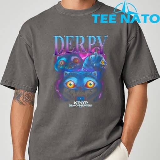 KPop Demon Hunters Derpy Heartthrob Officially Licensed T-Shirt - Image 7