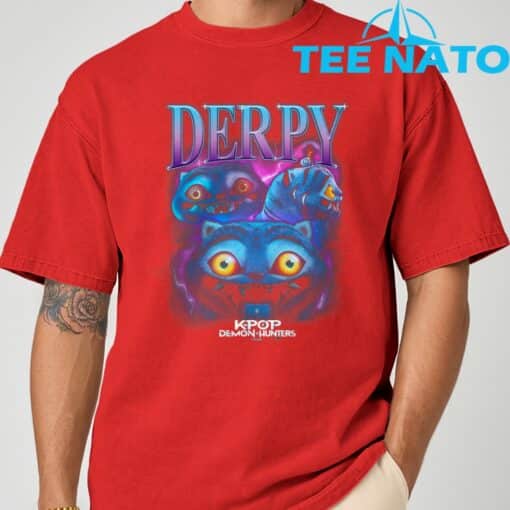 KPop Demon Hunters Derpy Heartthrob Officially Licensed T-Shirt - Image 8