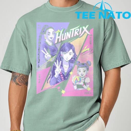 KPop Demon Hunters Huntrix Billboard T-Shirt - Image 2