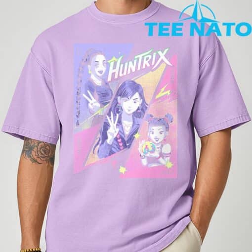 KPop Demon Hunters Huntrix Billboard T-Shirt - Image 5